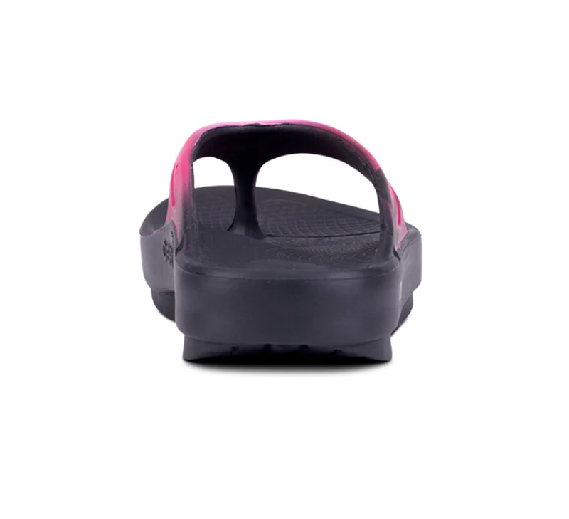 Oofos Women's Ooriginal Sport Sandal Neon Pink-6